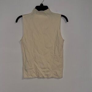 Sleeveless Cream Top
